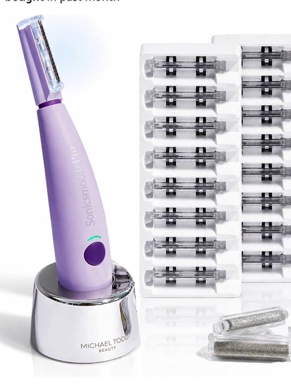 Michael Todd Beauty Sonicsmooth Pro+ Dermaplaning Microdermabrasion System NEW